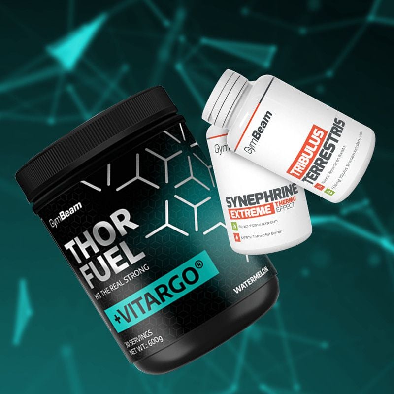 Paket Za Napredne: 1.Preworkout Thore 600gr. 2.Tribulus 120tab 3.Synephrine