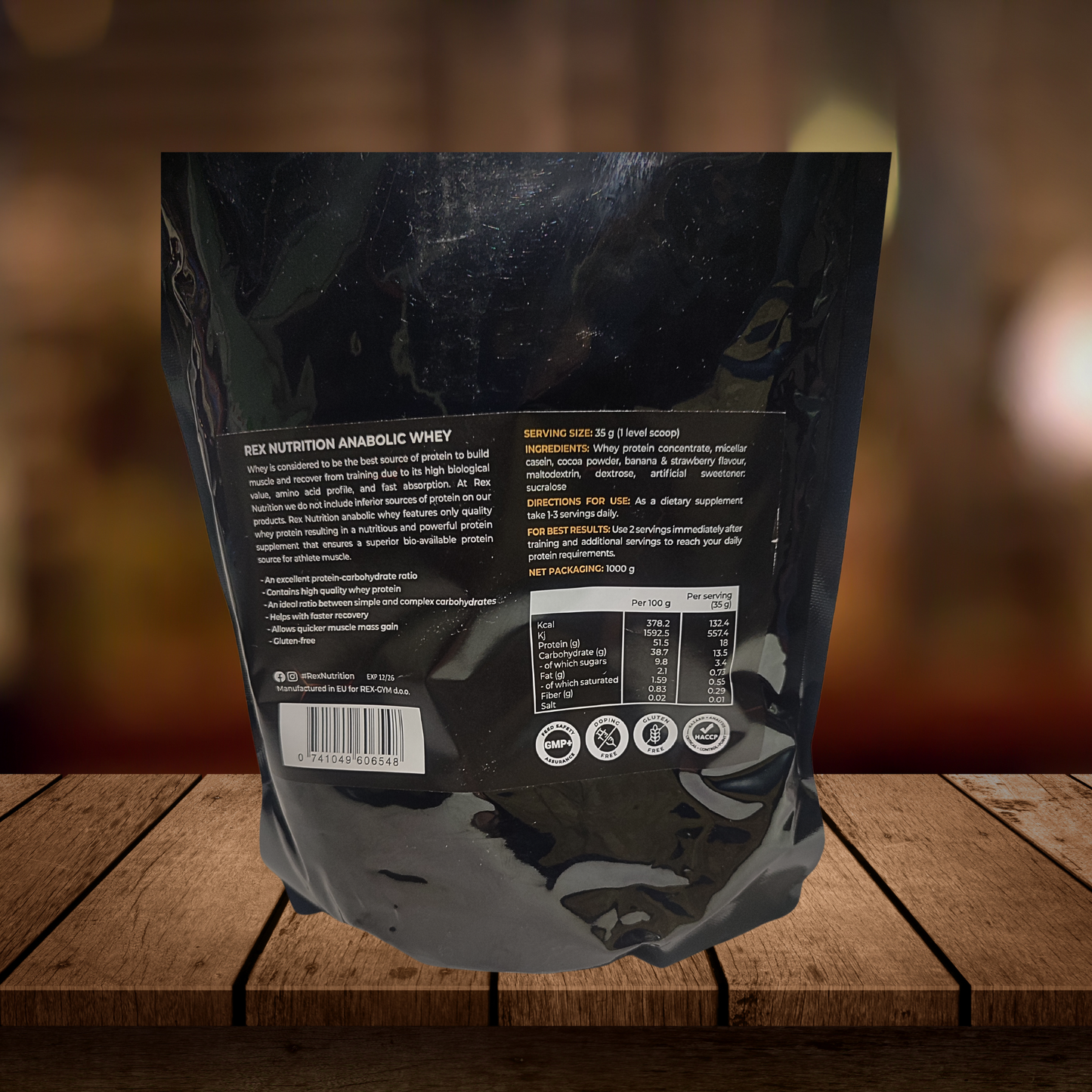 1kg Whey protein i 250gr Creatin Monohidrat