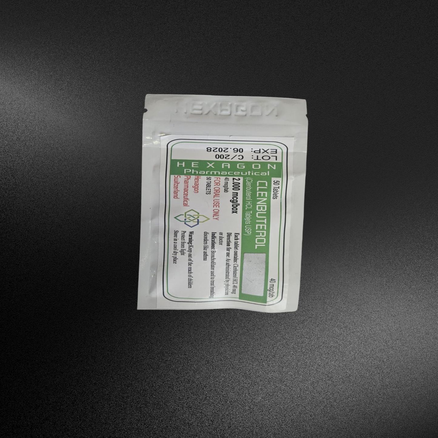 Clenbuterol 40mcg (50tab)