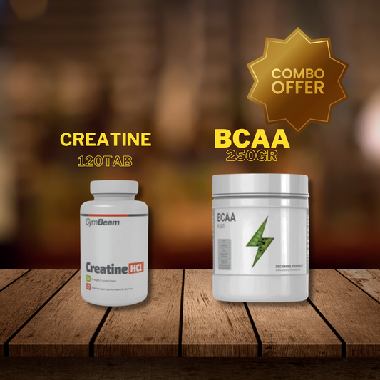 Creatin HCL (120tab) + BCAA (250gr)