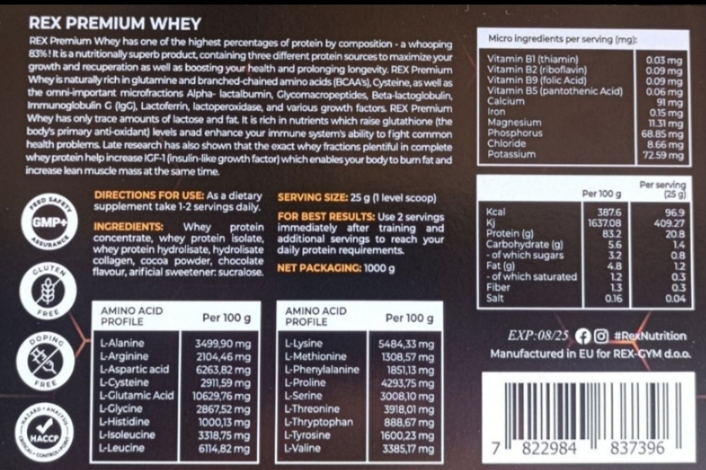 1kg Whey Protein & 500gr Creatin Monohidrat