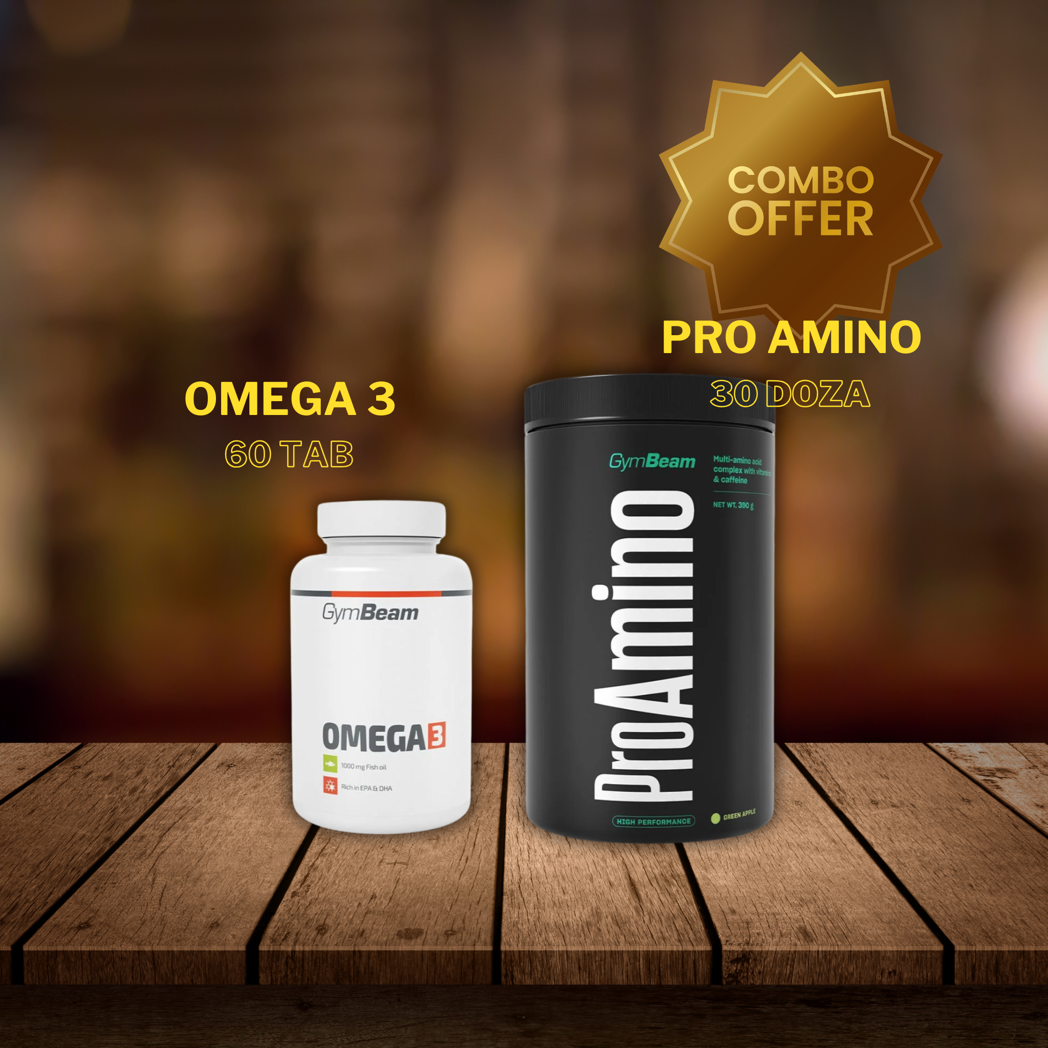 ProAmino (30doza) & Omega3 (60tab) – Muscle Shop BIH
